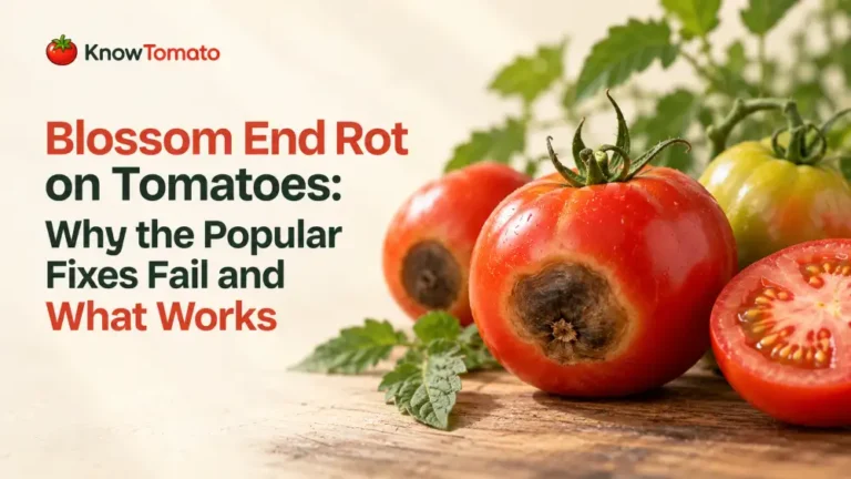Blossom End Rot on Tomatoes