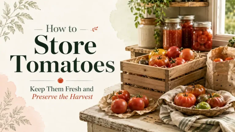 How to Store Tomatoes